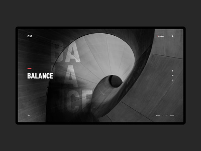 Designer’s Mind balance concept design desktop photo ui ux web website