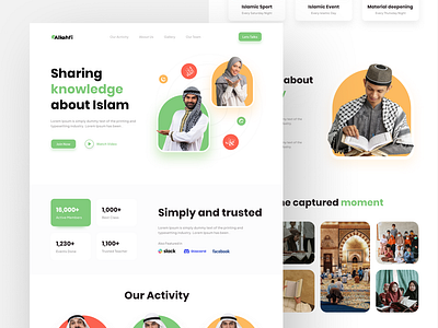 Alkahfi - Landing Page Site