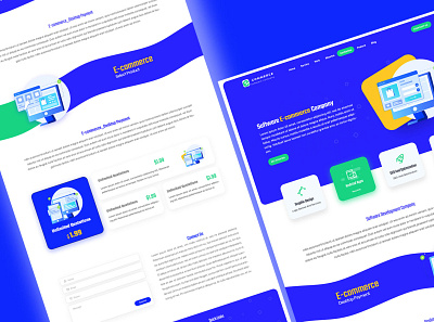 E-commerce Company ecommerce graphic design psd template ui website