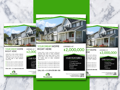 Real Estate Flyer adobe indesign adobe photoshop brochure brochure design brochure template flyer flyer design flyer template print template