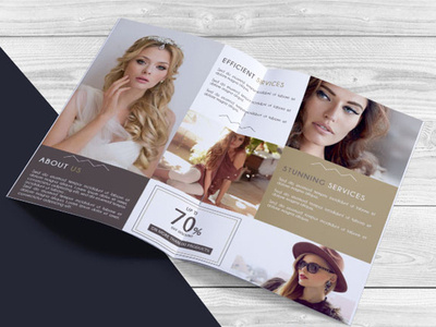 Photography Bifold bi fold bifold brochure brochure design brochure template indesign photoshop print template tri fold