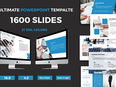 ULTIMATE POWERPOINT TEMPLATE powerpoint powerpoint presentation ppt print ready print template slide