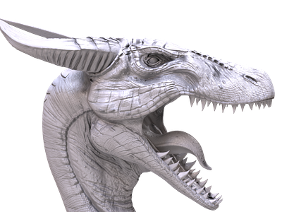 Dragon 3D model 3dmodelling charcter compositing creature design dragon eye grading horns horrible lighting monster rendering reptiles skin substance painter teeth texturing tongue zbrush