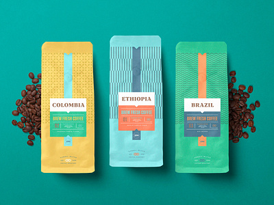 Coffee packaging design - Nordic Blend Roastery