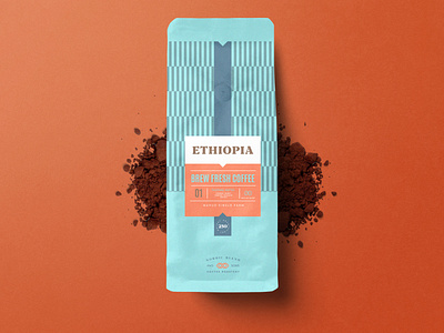 COFFEE BAG PACKAGING DESIGN  - ETHIOPIA BLEND