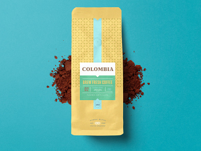 COFFEE BAG PACKAGING DESIGN COLOMBIA badge brand branding chocolate coffee coffee bag coffee label coffee roaster design food designer food packaging identity logo minimal modern package packaging roasters roastery roasting