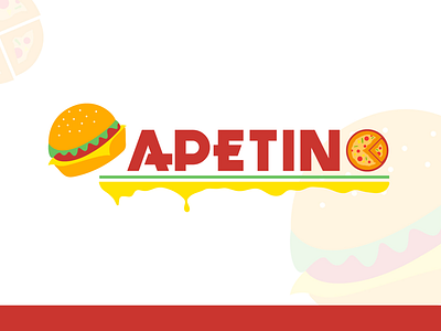 APETINO - Restaurant logo design fast food logo logo 2020 concept logo concept logo design minimalistic logo pizza logo