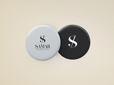 Samar Fabrics - Logo Design abrics logo cloth logo logo concept 2020 logo idea 2020 logo trend 2020 s letter logo s logo
