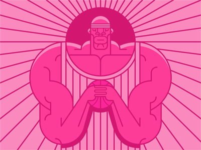 The glowing player... hello dribbble!!!