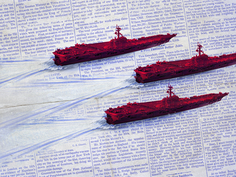 The agression is real... sea habana against communication press military collages ships aggresive 2019 politics dominiocuba graphicdesign design inspiration illustration cuba