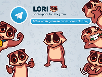 Lori lori stickers telegram