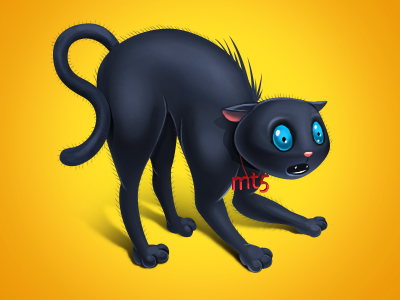 Blackcat black cat character mt5