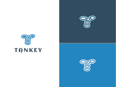 T Mark For Tankey! branding icon icons identity letter logo mark t t letter technology