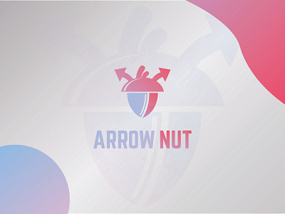 ARROW NUT color concept creative custom design idea logo unique