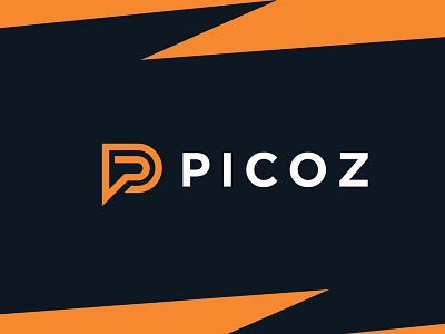 Another Idea for PICOZ art branding custom letter logo mark p unique