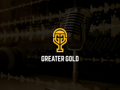 Greater Gold Podcast branding creative design dribbble illustration logo logotype mark modern