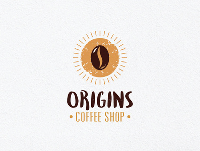 ORIGINS COFFEE SHOP bar brand branding clean logo coffee coffee bar coffee bean creative logo logo logo a day modern logo shop simple logo smart logo unique logo