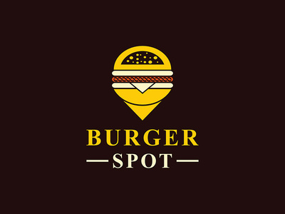 Burger Spot (logo) by logo_OCEAN on Dribbble