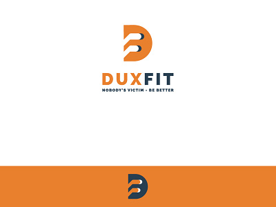 D + F letter logo