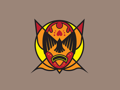 Lucha Bird design illustration illustrator logo lucha libre vector wrestling