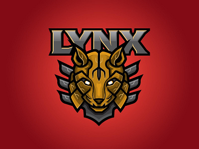 Lynx branding cat logo design esports esports logo illustration illustrator logo lynx sports logo vector
