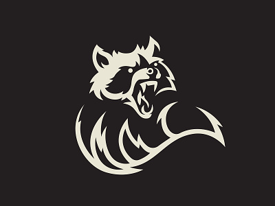 Raccoon branding design illustration illustrator logo raccoon vector