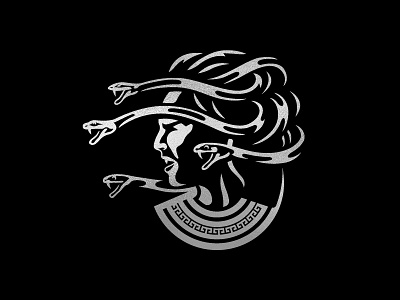 Medusa branding design illustration illustrator logo medusa snakes vector