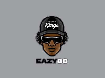 Eazy 88 branding design eazye hiphop illustration illustrator logo music vector