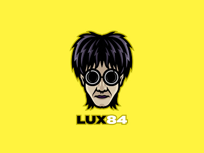 Lux 84 branding cramps design illustration illustrator logo music punk vector
