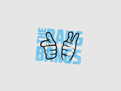 The Bang Bangs bang branding design finger guns gun hands illustration illustrator logo vector