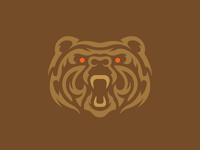 The Honey Bear bear branding brown bear design honey bear illustration illustrator logo vector
