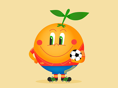 Naranjito españa españa 82 fifa football futbol illustration mascot naranjito soccer spain vector world cup