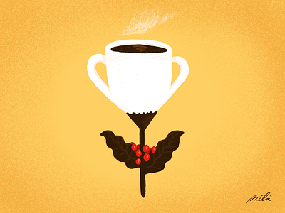 #14 alejandromila café coffee coffee grower conceptual conceptual illustration costa rica doodle doodleart drawing illustration ipadpro iphone procreate