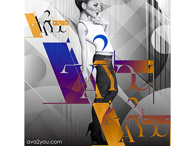 Promo poster 3d contemporary art poster vector