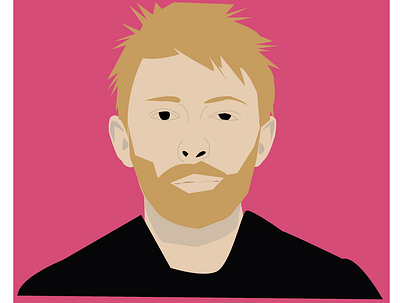 Thom Yorke artist celebrity design illustraion radiohead