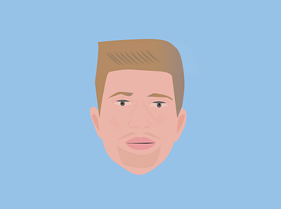 Kevin De Bruyne "KDB" brushes celebrity design football illustration illustration art illustrator manchester city sports