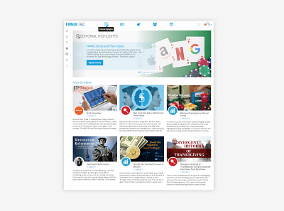 FMeX Editorial Highlights UI responsive ui ux website