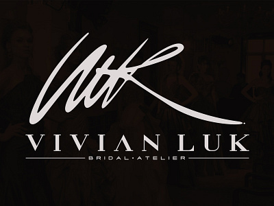 VIVIAN LUK atelier branding custom fashion graphic design logo logotype typography