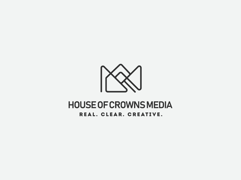 House Of Crowns Media дизайн вектор логотип брендинг. идентичность графический дизайн
