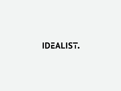 Idealist брендинг. вектор графический дизайн дизайн дизайн логотипа идентичность логотип