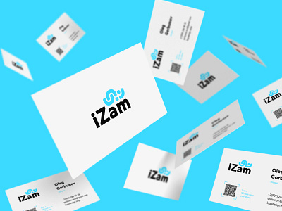 Izam брендинг. вектор графический дизайн дизайн дизайн логотипа идентичность логотип