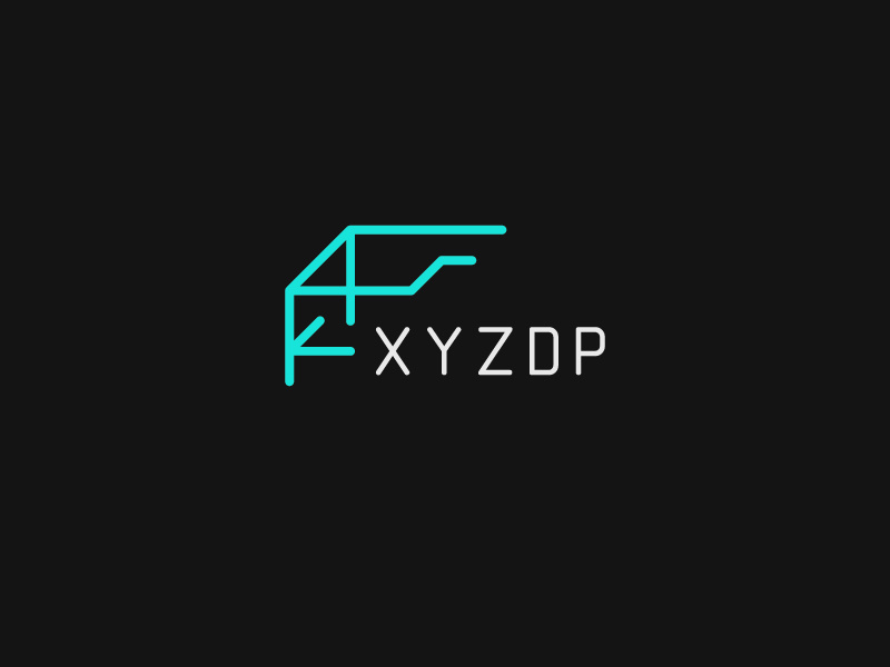 Xyzdp логотип вектор дизайн дизайн логотипа брендинг. идентичность графический дизайн
