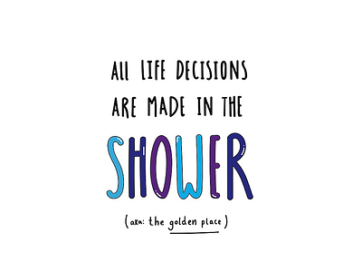 The Golden Place colourful type creative fun funny hand lettering lettering quote type typography