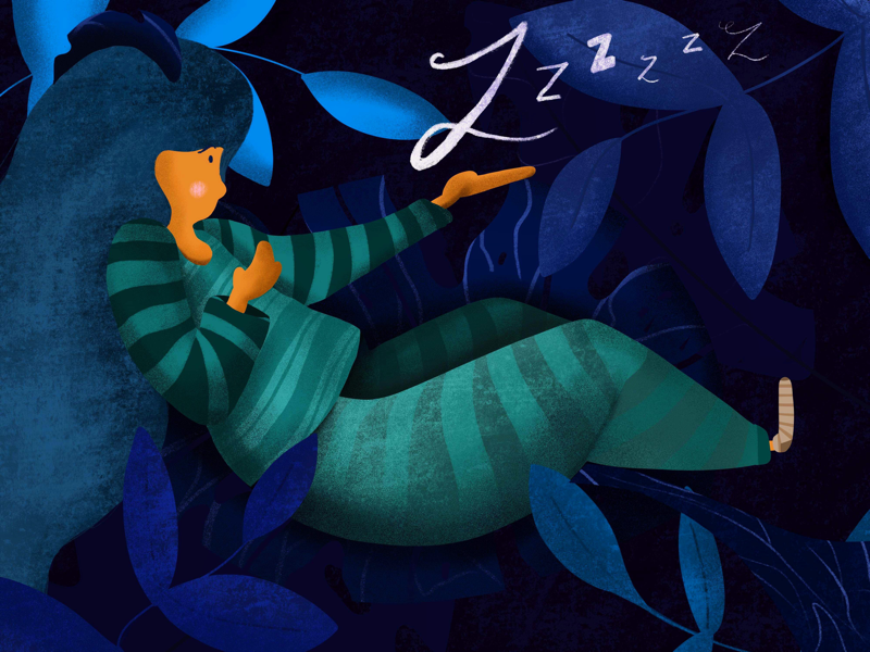 Catching Zs ipadpro character design procreate dream character art graphic design graphics design digital design digital illustration