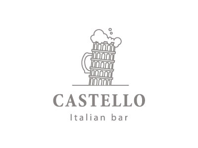 Castello Italian Bar bar beer logo pisa toby jug