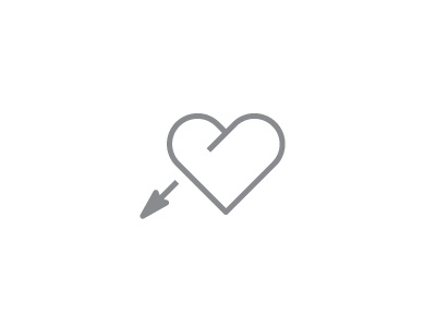 Heart arrow heart