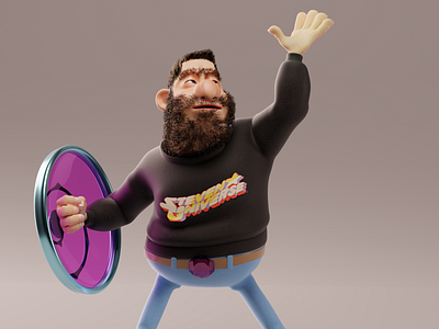 Steven 3d blender illustration sculpt