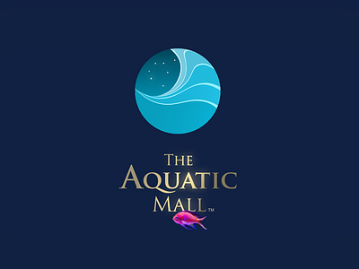 The Aquatic Mall branding design logo