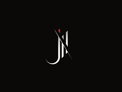 Jin logo concept affinity designer design jin logo vector