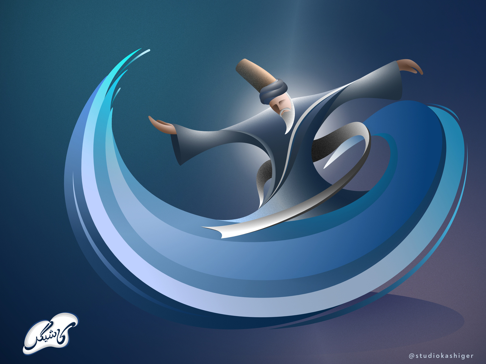 Portrait of a Dervish by Usama Bin Shahid on Dribbble